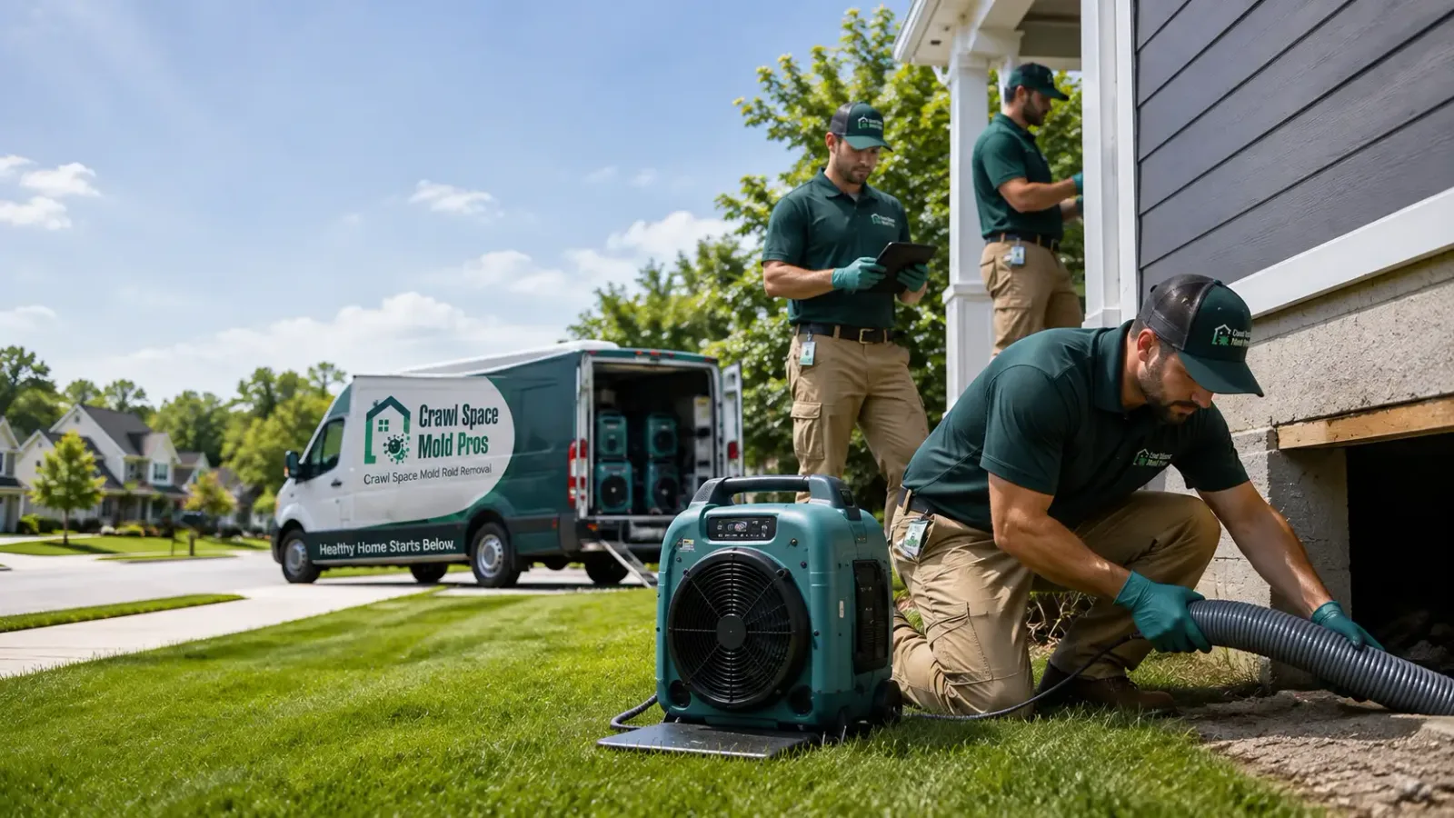 Crawl Space Mold Removal in Alberta, VA